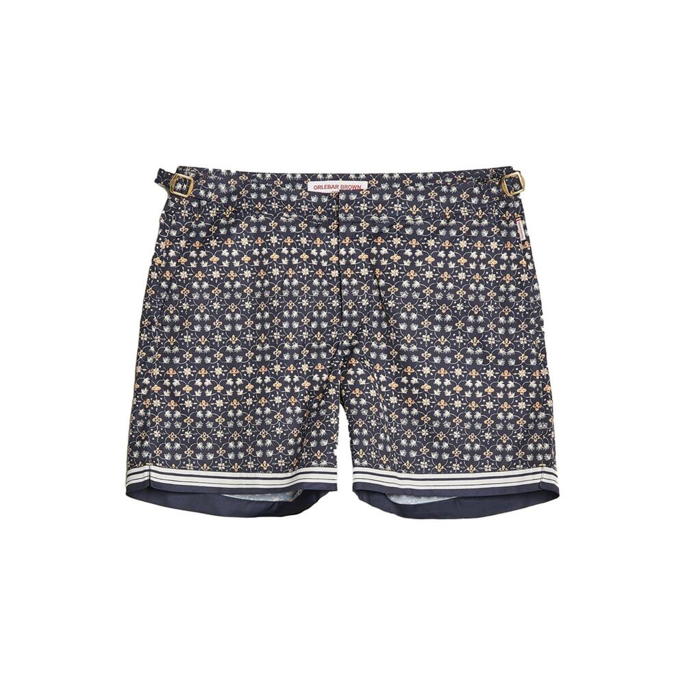 Orlebar Brown Mens Bulldog Fire Swim Shorts in Night Iris 33 - Picture 3 of 4